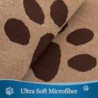 Buganda Dog Door Mat for Muddy Paws, Absorbent Dirt Trapper Washable Indoor - Image 4