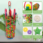 Kyouki Parakeets Toys, Love Birds, Small & Medium Parrots, Fun Foraging & - Image 2