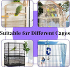 Daoeny Large Bird Cage Cover, Bird Cage Seed Catcher, Adjustable Soft Nylon - Image 5