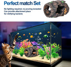 CousDUoBe Fish Broken Barrel Decor Fish Tank Decorations Betta Fish Tank - Image 3