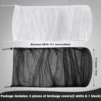 3 Pieces Large Adjustable Bird Cage Cover Seed Feather Catcher Birdcage Nylon - Image 2