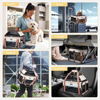 Lekereise Top-Expandable Pet Carrier 17x11x9.5 Inch Alaska Hawaiian Airline - Image 7