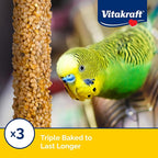 Vitakraft Parakeet Whole Grains & Honey Treat Sticks 2 Count, 2.11 Ounce - Image 4