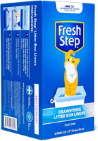Fresh Step Drawstring Cat Litter Box Liners, Scented Heavy Duty Kitty Litter - Image 3