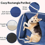 Orthopedic Dog Bed for Medium Dogs, Dog Sofa Beds Supportive Foam Pet Couch Bed - Image 5