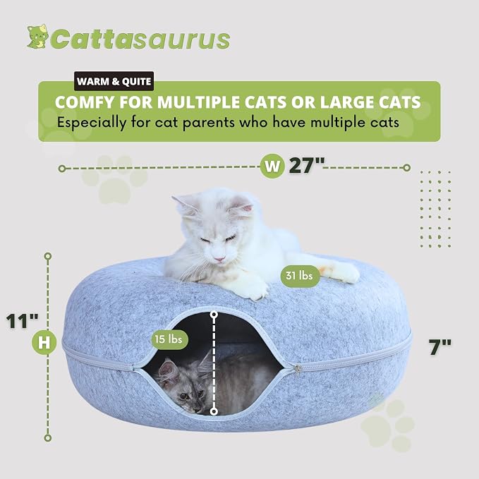 Cattasaurus Peekaboo Cat Cave Donut - Image 8