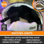 K&H Pet ProductsHeated Cat Bed Indoor, Thermo-Snuggle Cup Bomber Soft Heated - Image 4