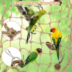 Tfwadmx Bird Climbing Rope Net Parrot Perch Climbing Rope Ladder, Large Size - Image 4