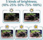 hygger Clip On 24/7 Lighting Aquarium LED Light, Sunrise-Daylight-Moonlight and - Image 7