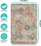 Moroccan Trellis Dog Food & Water Mat, Mexican Talavera Boho Colorful Pet - Image 6