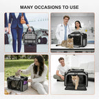 Top and Side Expandable Pet Carriers, in-Cabin Travel Carrier - Image 7