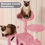 Yaheetech 54in Cat Tree Tower, Dangling Balls Cat Play House - Image 4