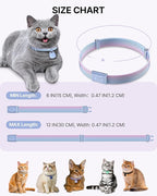 Cat Collar with QR Code Name Tag, Breakaway Kitten Collar - Image 6