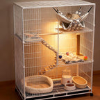 Cat Hammock for Cage, Soft Warm Hanging Bed for Kitten, Guinea Pig, Chinchilla - Image 7