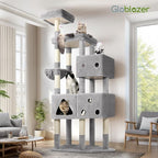 Globlazer Extra Large Cat Tower, 81-inch Tall Cat Tree - Image 8