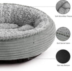 Love's cabin Round Donut Cat and Dog Cushion Bed, 20in Pet Bed - Image 2