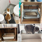 Stainless Steel Litter Box, 23.6“x15.7"x6" Deep Stainless Steel Cat Litter Box - Image 7