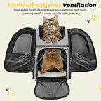 Zavothy Cat Backpack Carrier, Expandable Airline Approved Pet Backpack - Image 5