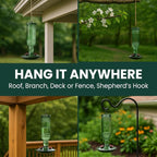 Perky-Pet Glass Bottle Hummingbird Feeder - Image 6