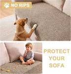 H.VERSAILTEX Non Slip Pet Couch Cover Chenille Dog Bed Protector Thick Soft - Image 8