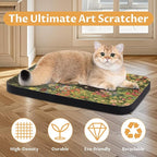 2 Pack Art Cat Scratcher, Wall-Mountable Cat Scratch Pad, Wall Cat Scratcher - Image 4
