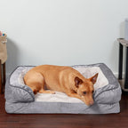 Furhaven Orthopedic Dog Bed for Medium/Small Dogs w/ Removable Bolsters & - Image 2