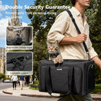 Pecute Cat Carrier Expandable, Stable Pet Carrier - Image 4