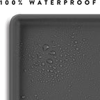 CatGuru Cat Food Mat, Small & Large Feeding Mats, 100% Waterproof Silicone Pet - Image 4