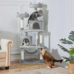 Topeakmart 62.2 inches Cat Tree - Image 2