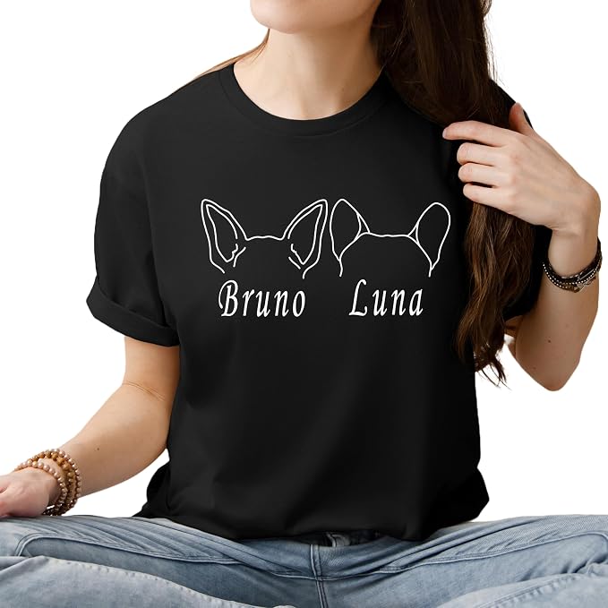 Custom Dog Mom Shirt for Women Pet Ears Sweatshirt - Image 7