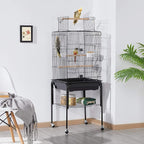 Yaheetech Open Top Rolling Parrot Bird Cage - Image 2