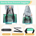 Discala Cat Dog Carrier Up to 15 Lbs TSA Airline Approved Pet Carrier - Image 5