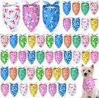 Weewooday 50 Pcs Spring Dog Bandanas Bulk by Weewooday