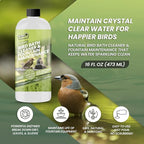 16oz Bird Bath Cleaner, Cleans 80 Gallons of Water, Ideal Fountain Cleaner Safe - Image 2