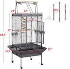 Yaheetech 68-inch Rolling Play Top Large Parrot Bird Cage - Image 3