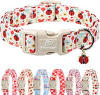 Ladybug Dog Collar for Small Dogs by Babolepet