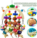 Bird Toys - Natural Corncob Wooden Mango Solid Chew Toys - Image 2