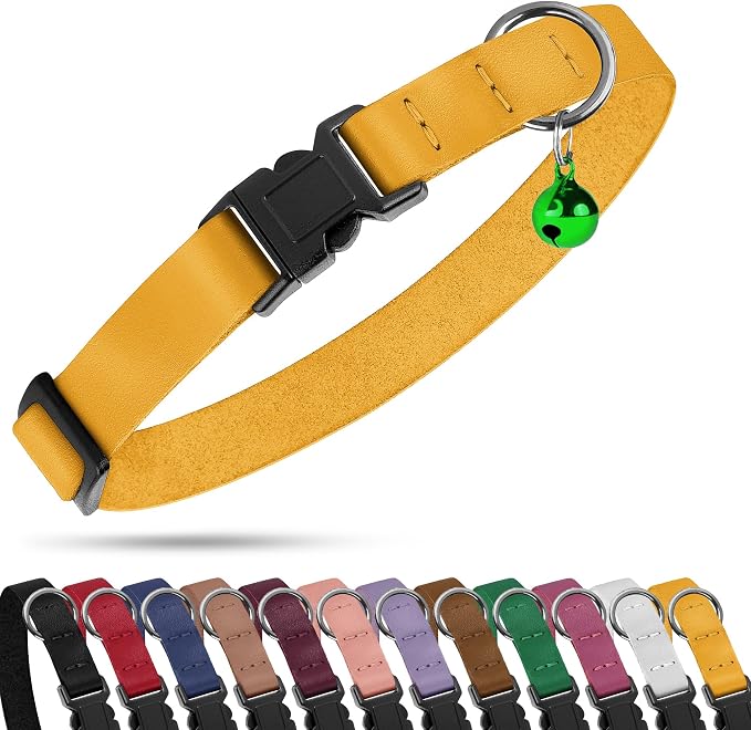 Breakaway Cat Collar with Bell by BUDKAS
