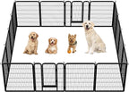 Yaheetech Dog Playpen Outdoor, 40 inch 12 Panels Dog Pen Indoor Heavy Duty by Yaheetech
