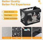 Dog Travel Crate 24 Inch, Portable Soft-Sided Travel Carriers - Image 5