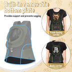 WOYYHO Pet Dog Carrier Backpack Small Dog Front Backpack Ventilated Mesh Dog - Image 5
