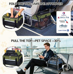 Lekereise Top-Expandable Pet Carrier 17x11x9.5 Inch Alaska Hawaiian Airline - Image 2