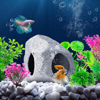 CousDUoBe 10Pcs Aquarium Hideaway Rock Cave Fish Tank Decorations quarium - Image 7