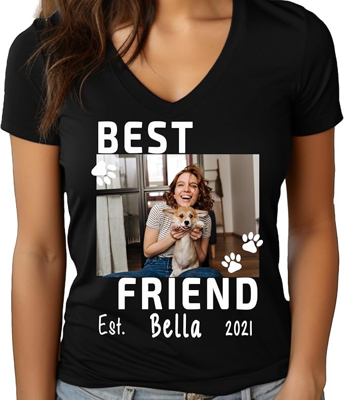 Custom Dog Mom Shirt for Women Pet Ears Sweatshirt by CustomUnique