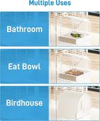 BUCATSTATE Hanging Bird Bath for Cage - Image 5