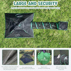 3-in-1 Outdoor Cat Enclosures, Portable Catio Green Cat Tents - Image 4