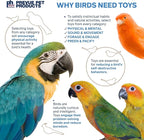 Prevue Pet Products Sound & Movement Mr. Mustache Bird Toy 62614 - Image 6
