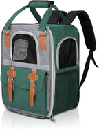 Cat Carrier Backpack, Airline Approved Mesh Dog Backpack by YooxArmor
