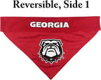 Pets First Collegiate Pet Accessories, Reversible Bandana, Georgia Bulldogs - Image 3