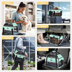 Lekereise Top-Expandable Pet Carrier 17x11x9.5 Inch Alaska Hawaiian Airline - Image 7